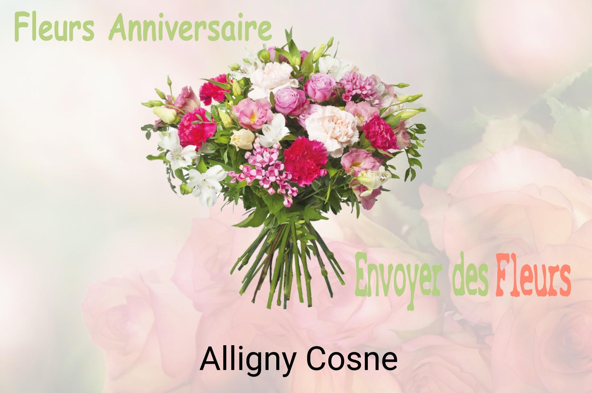 Bouquet de fleurs d’anniversaire livré à Alligny-Cosne